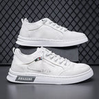 Men’s Casual Canvas Sneakers – Lace-Up Lightweight Summer Shoes