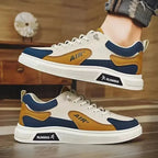 Men’s Sneakers – Leather, Low-Top, Casual and Fashionable, Spring/Autumn