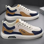 Men’s Sneakers – Leather, Low-Top, Casual and Fashionable, Spring/Autumn