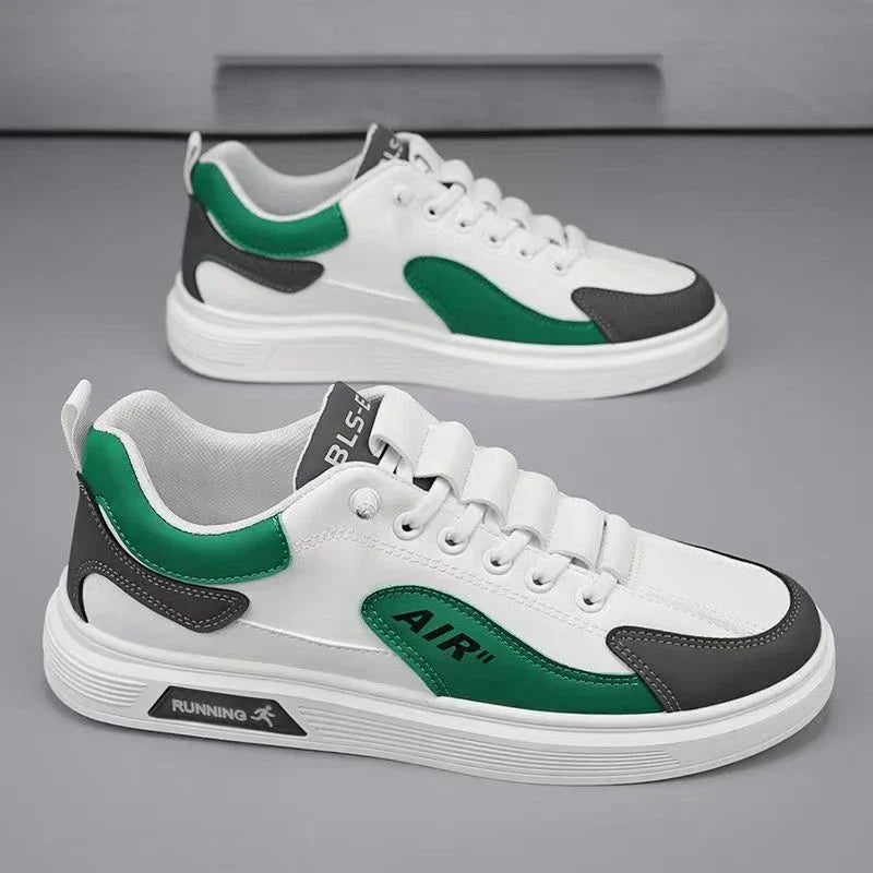 Men’s Sneakers – Leather, Low-Top, Casual and Fashionable, Spring/Autumn
