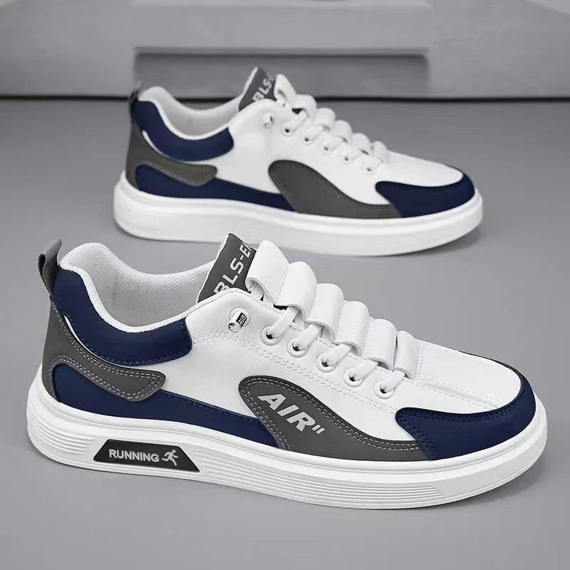 Men’s Sneakers – Leather, Low-Top, Casual and Fashionable, Spring/Autumn