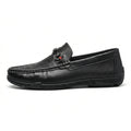 Men’s Soft Leather Loafers, Elegant Casual and Formal Slip-On Shoes, Comfortable Italian Style Driving Loafers for Everyday Wear