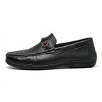 Men’s Soft Leather Loafers, Elegant Casual and Formal Slip-On Shoes, Comfortable Italian Style Driving Loafers for Everyday Wear