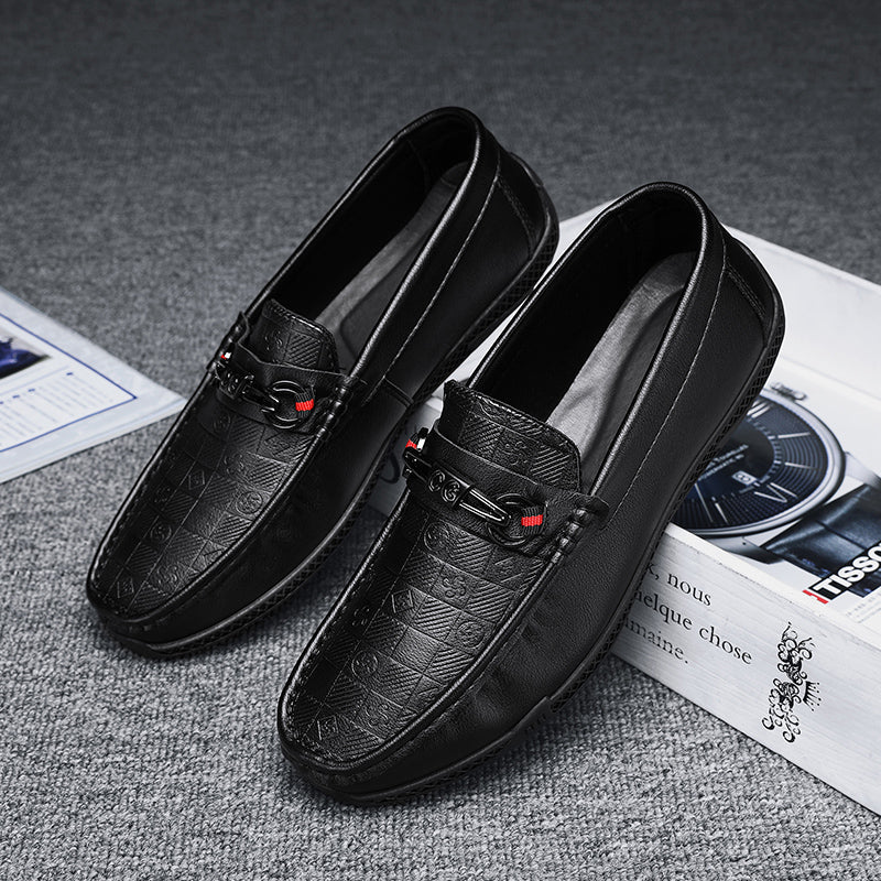 Men’s Soft Leather Loafers, Elegant Casual and Formal Slip-On Shoes, Comfortable Italian Style Driving Loafers for Everyday Wear