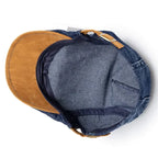 Men’s Solid Cotton Beret – Casual Four Seasons Painter Style Hat