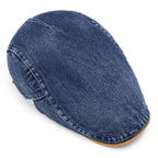 Men’s Solid Cotton Beret – Casual Four Seasons Painter Style Hat