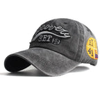 Men’s Spring and Autumn Sunshade Cap – Washed Cotton Baseball Hat for Outdoor Sports and Casual Streetwear