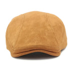 Men’s Beret Cap – Spring & Autumn Solid Suede Vintage Artist Painter Beret Hat