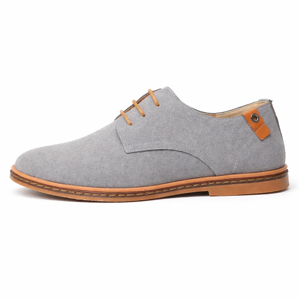 Men’s Suede Leather Dress Shoes – Classic Casual Oxfords, Comfortable Spring Shoes for Men