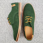 Men’s Suede Leather Dress Shoes – Classic Casual Oxfords, Comfortable Spring Shoes for Men