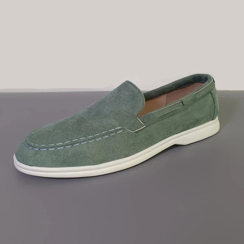 Men’s Premium Suede Loafers, Elegant Casual Shoes, Comfortable Breathable Slip-On Driving Loafers for Everyday Wear