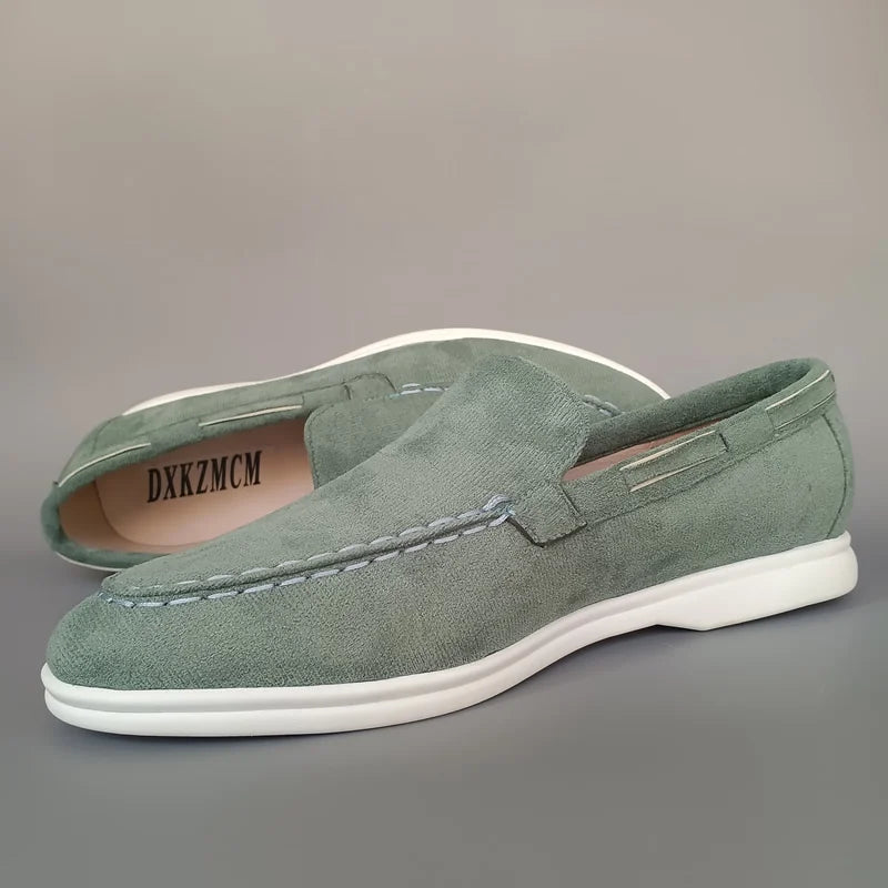 Men’s Premium Suede Loafers, Elegant Casual Shoes, Comfortable Breathable Slip-On Driving Loafers for Everyday Wear