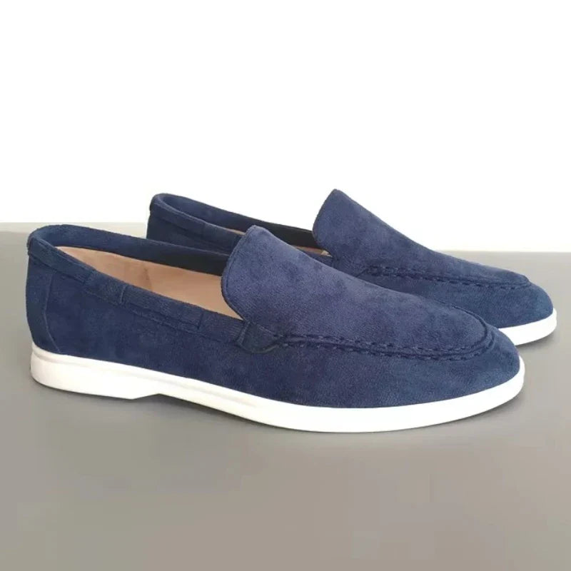 Men’s Premium Suede Loafers, Elegant Casual Shoes, Comfortable Breathable Slip-On Driving Loafers for Everyday Wear