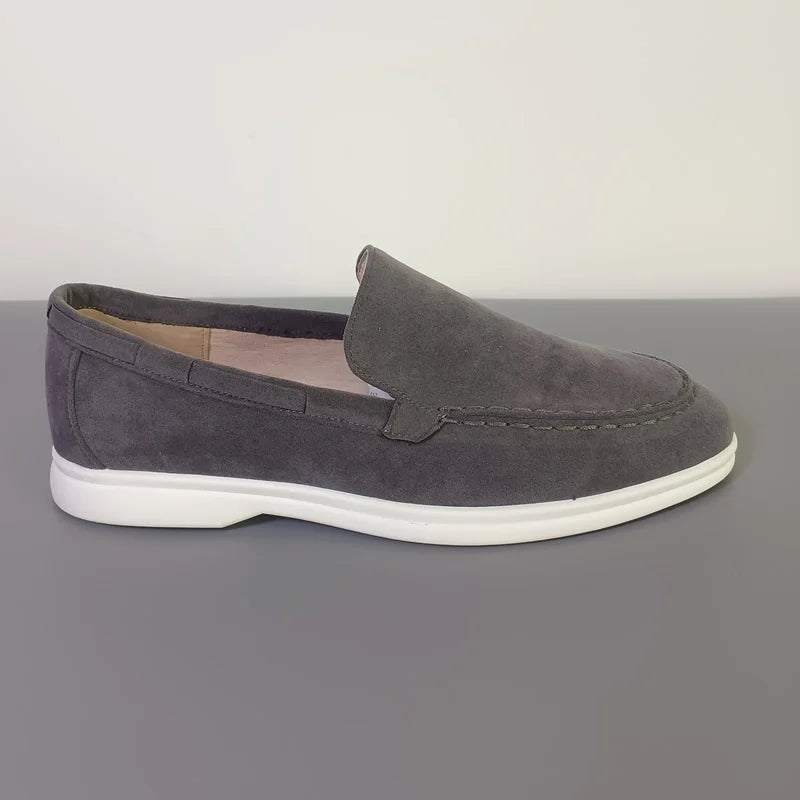 Men’s Premium Suede Loafers, Elegant Casual Shoes, Comfortable Breathable Slip-On Driving Loafers for Everyday Wear