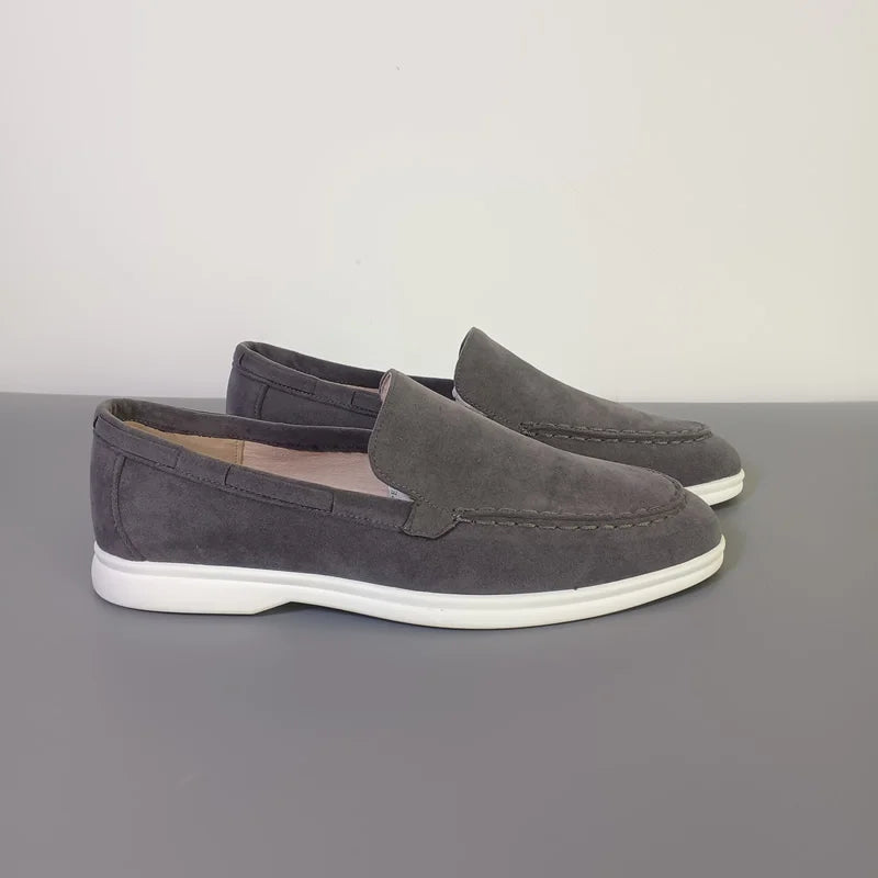 Men’s Premium Suede Loafers, Elegant Casual Shoes, Comfortable Breathable Slip-On Driving Loafers for Everyday Wear