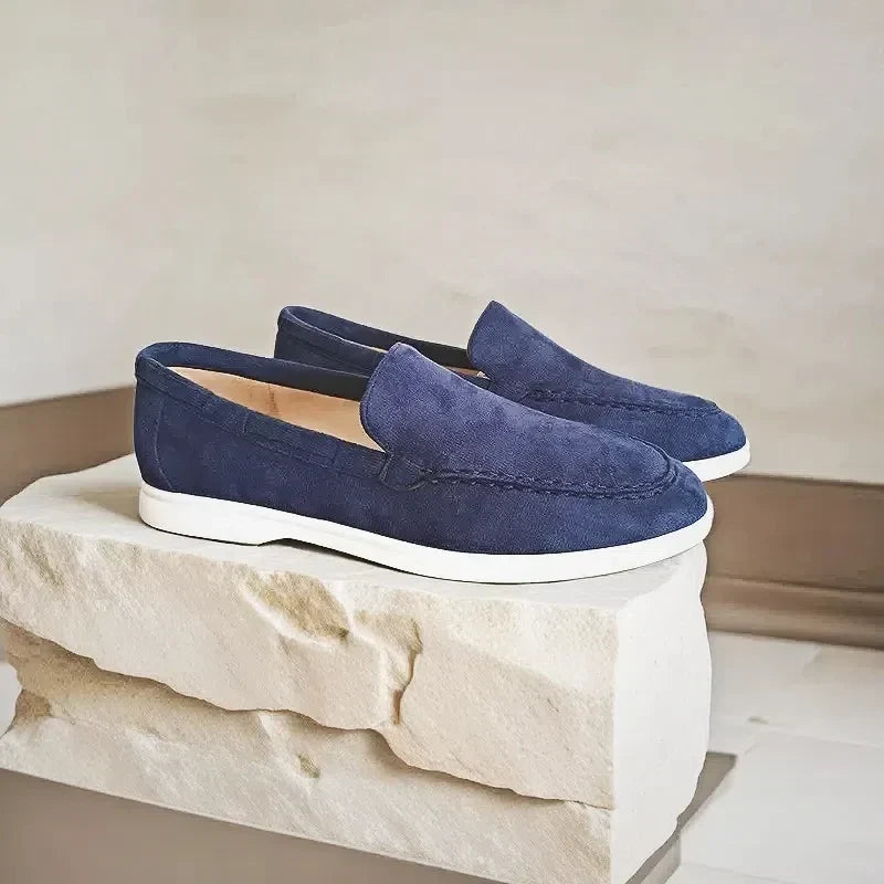 Men’s Premium Suede Loafers, Elegant Casual Shoes, Comfortable Breathable Slip-On Driving Loafers for Everyday Wear