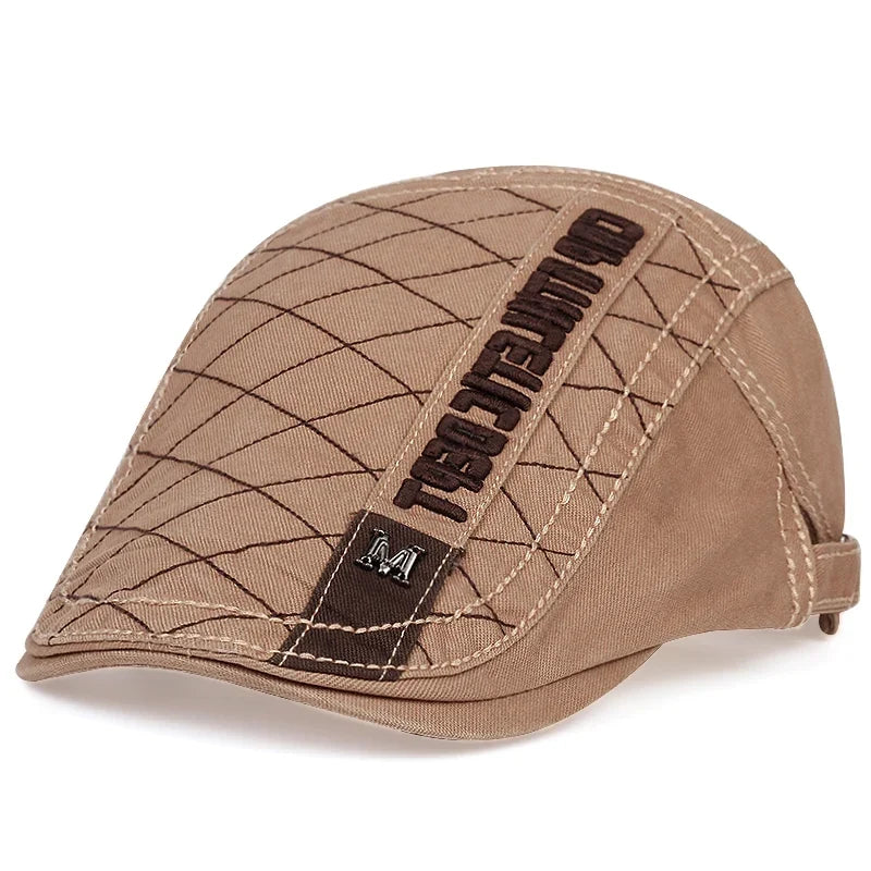 Men’s Summer Cotton Beret – Casual Outdoor Sports Style Sun Hat