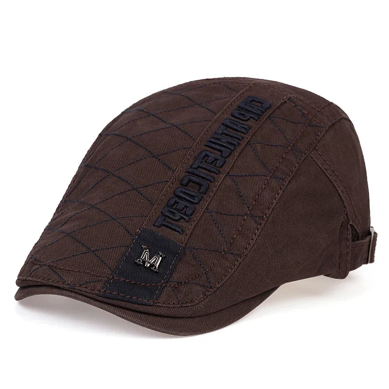 Men’s Summer Cotton Beret – Casual Outdoor Sports Style Sun Hat