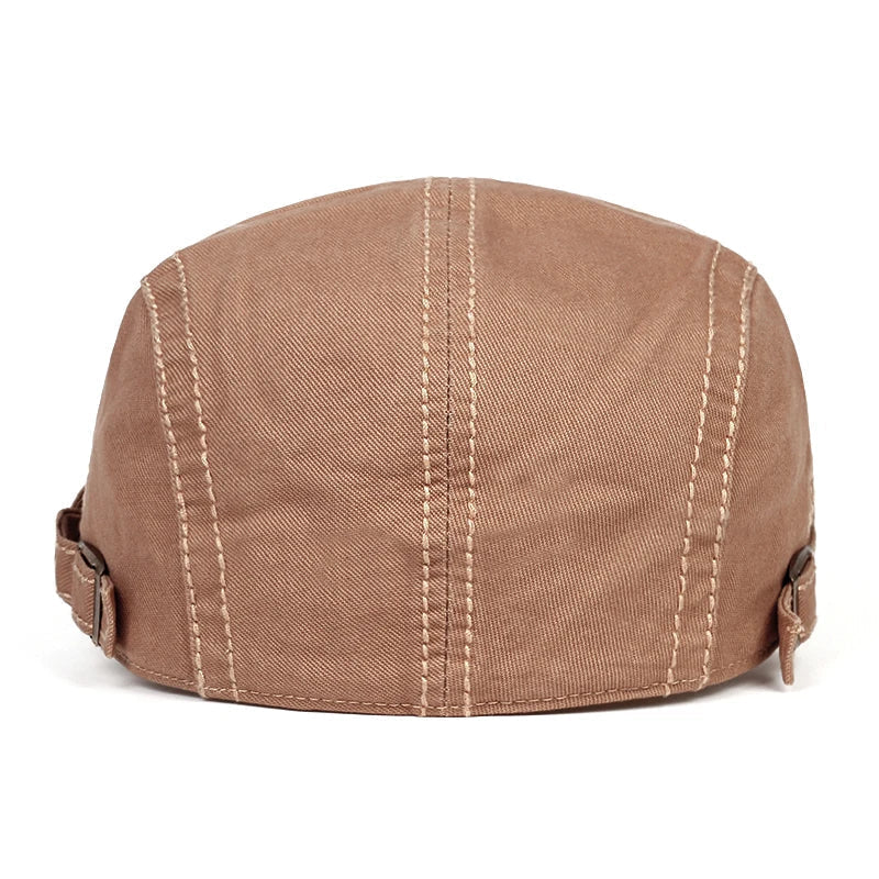 Men’s Summer Cotton Beret – Casual Outdoor Sports Style Sun Hat