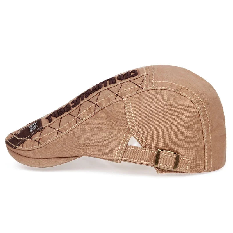 Men’s Summer Cotton Beret – Casual Outdoor Sports Style Sun Hat