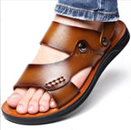 Genuine Leather Sandals – Casual Comfort & Cool Style for Summer