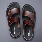 Genuine Leather Sandals – Casual Comfort & Cool Style for Summer