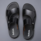 Genuine Leather Sandals – Casual Comfort & Cool Style for Summer