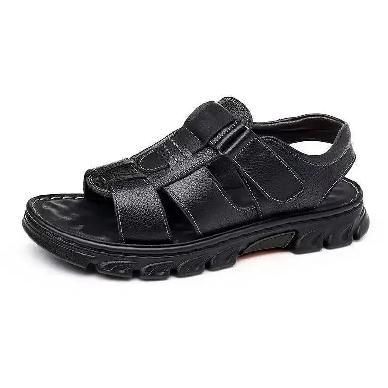 Men’s Summer Outdoor Sandals Slippers Thick Sole Anti-Slip Waterproof Comfortable Shoes