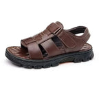 Men’s Summer Outdoor Sandals Slippers Thick Sole Anti-Slip Waterproof Comfortable Shoes