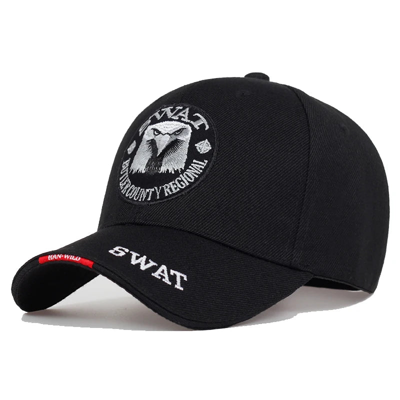 Tactical cap with eagle embroidery – army style baseball hat