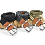 Tactical Men’s Canvas Belt – Fashion Casual Nylon Waistband with Pin Buckle, All-Match for Jeans, Outdoor, Sports & Hunting