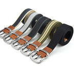 Tactical Men’s Canvas Belt – Fashion Casual Nylon Waistband with Pin Buckle, All-Match for Jeans, Outdoor, Sports & Hunting