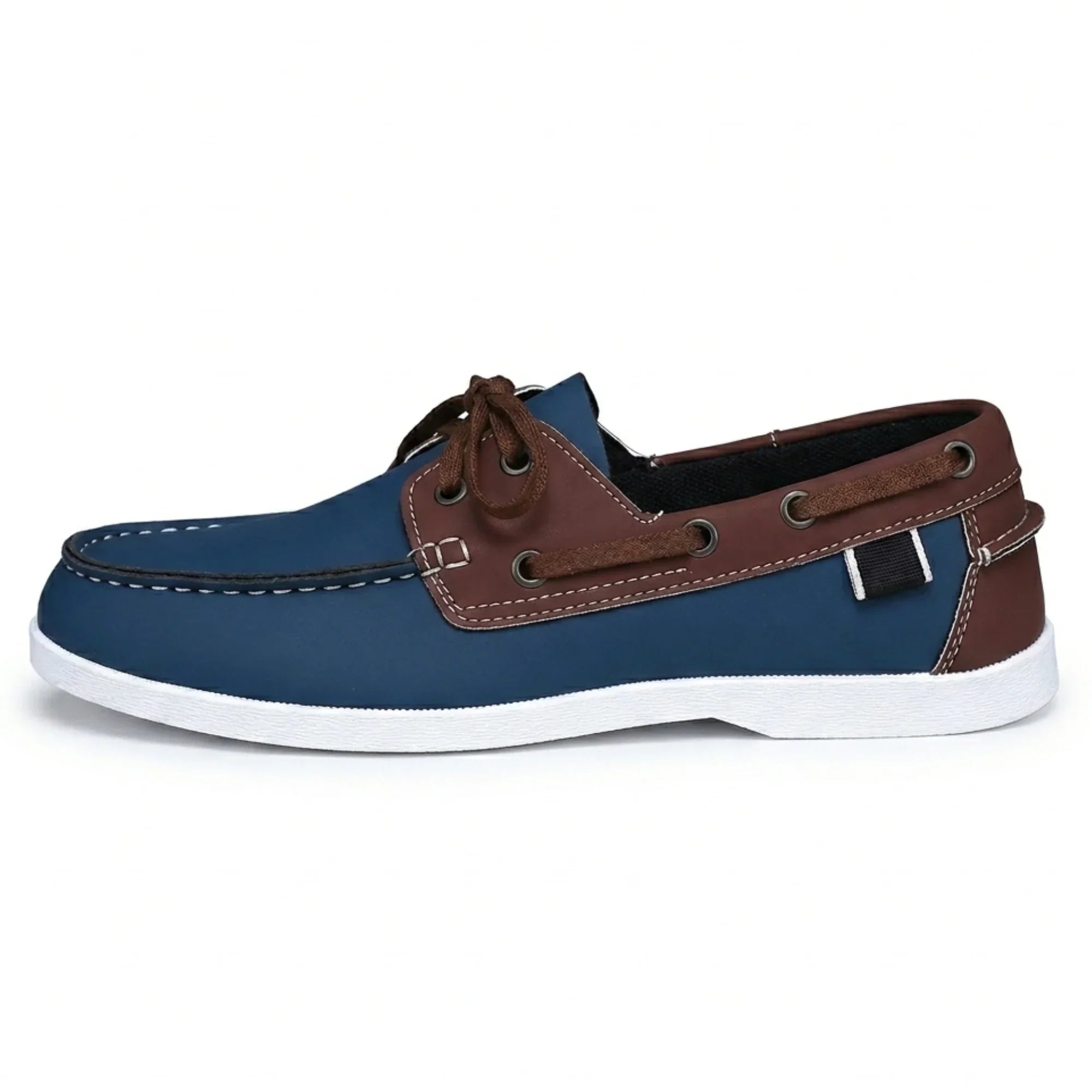 Men’s Trendy Apron Toe Loafers, Comfortable Slip-On Non-Slip Shoes for Walking, Travel, and Everyday Wear in Spring and Summer