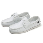 Men’s Trendy Apron Toe Loafers, Comfortable Slip-On Non-Slip Shoes for Walking, Travel, and Everyday Wear in Spring and Summer