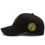 Men’s Casual Baseball Cap with Letter Embroidery – Adjustable Trucker Hat for Spring and Autumn Outdoor Use