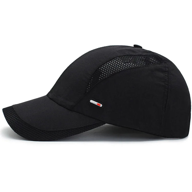 Breathable Quick-Dry Ultra-Thin Baseball Cap for Men – Sports Outdoor Hat for Hiking, Cycling, Fishing, and Mountaineering