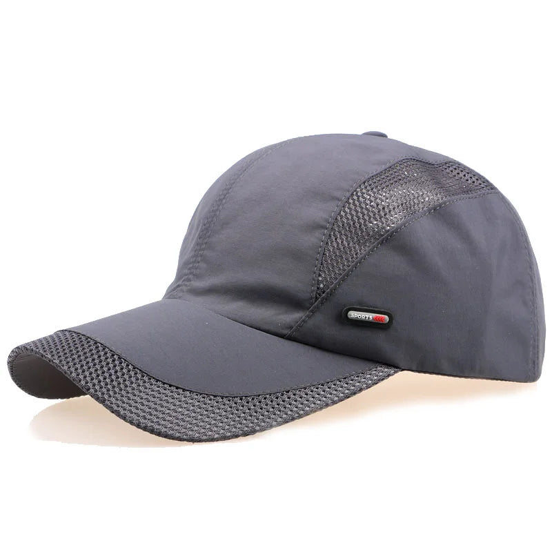 Breathable Quick-Dry Ultra-Thin Baseball Cap for Men – Sports Outdoor Hat for Hiking, Cycling, Fishing, and Mountaineering