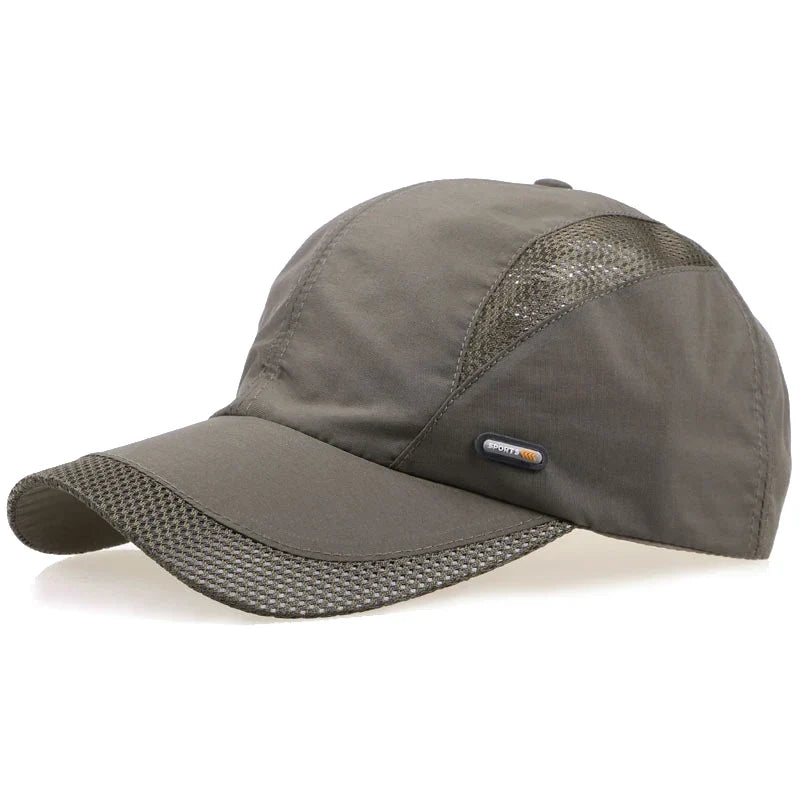 Breathable Quick-Dry Ultra-Thin Baseball Cap for Men – Sports Outdoor Hat for Hiking, Cycling, Fishing, and Mountaineering