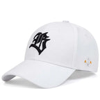 Gothic Geometric Embroidered Baseball Cap – Adjustable Casual Sun Protection Hat for Spring and Autumn