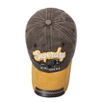 Vintage Washed Cotton Cap with Embroidered Detail – Casual Sport Fit