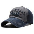 Four Seasons Men’s Baseball Cap – Casual Washed Cotton Embroidered Curved Brim Hat, Sun Protection for Outdoor Activities
