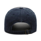 Four Seasons Men’s Baseball Cap – Casual Washed Cotton Embroidered Curved Brim Hat, Sun Protection for Outdoor Activities