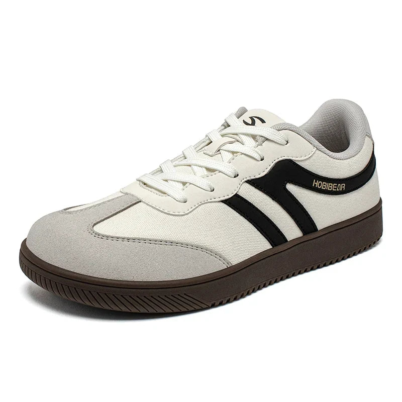 Men’s Wide Toe Sneakers – Minimalist Fabric Casual Walking Shoes, Comfortable Everyday Wear