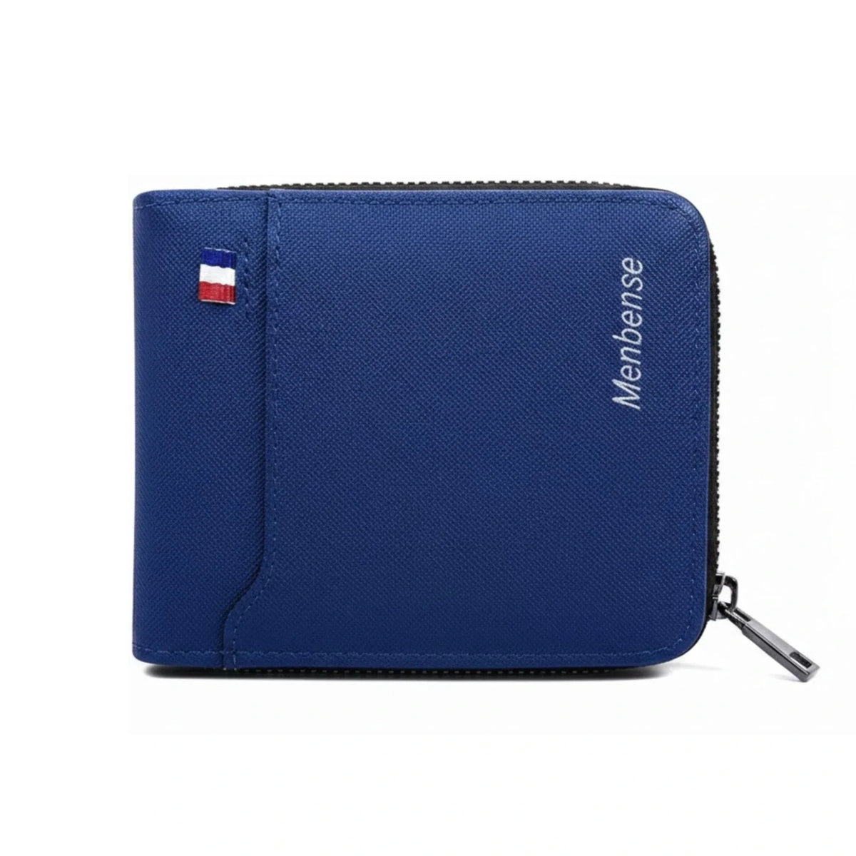 Men's Short Zipper Wallet – Korean Style Card Holder with Coin Pocket, RFID Protection